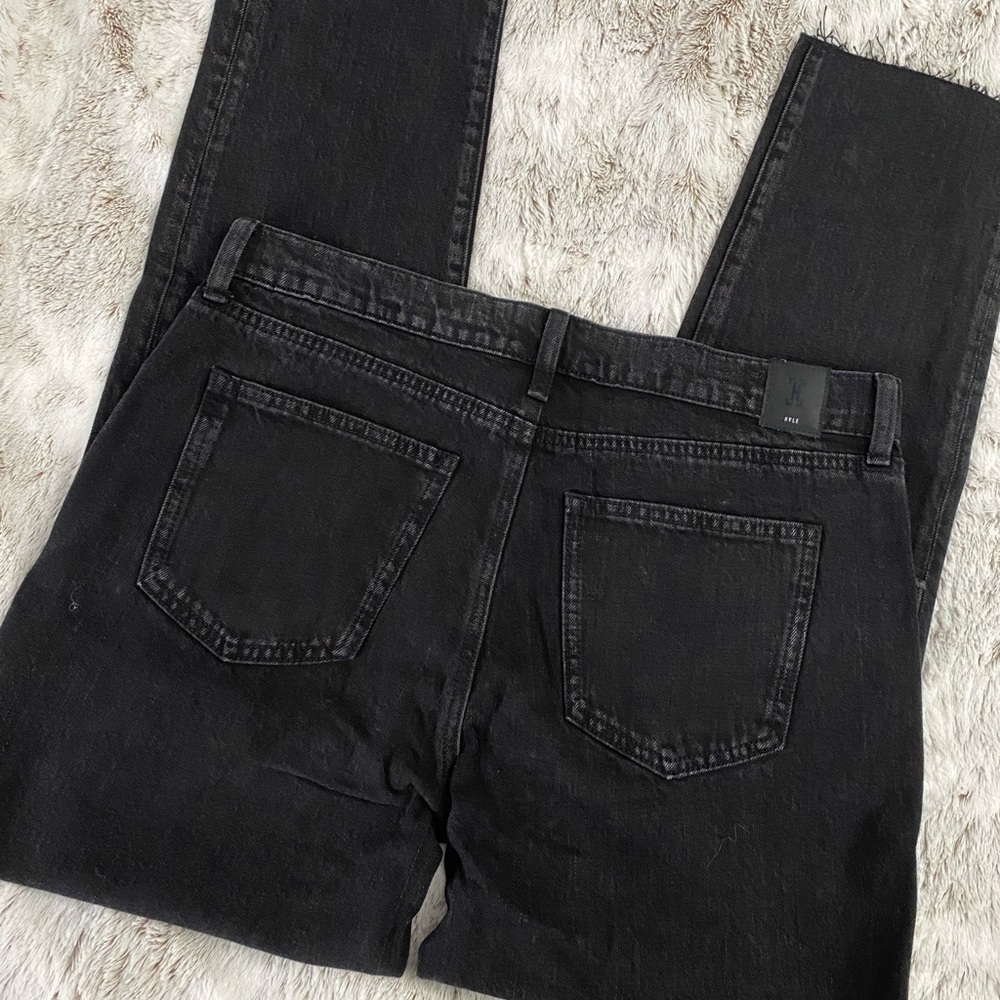 HALE Women Boyfriend Jeans | High Rise Straight Leg Boyfriend Jeans | Straight - Picture 6 of 11